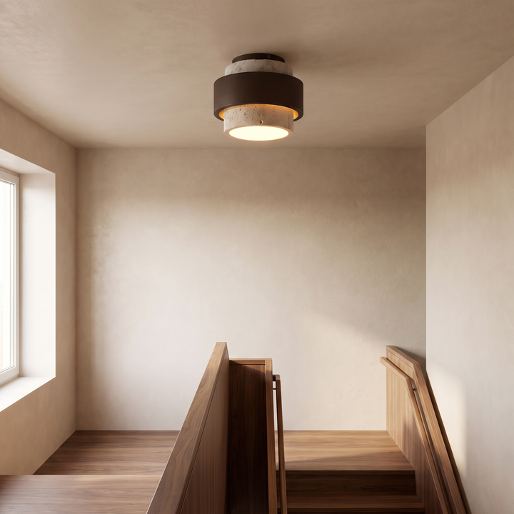 Elin ceiling light on a stair landing