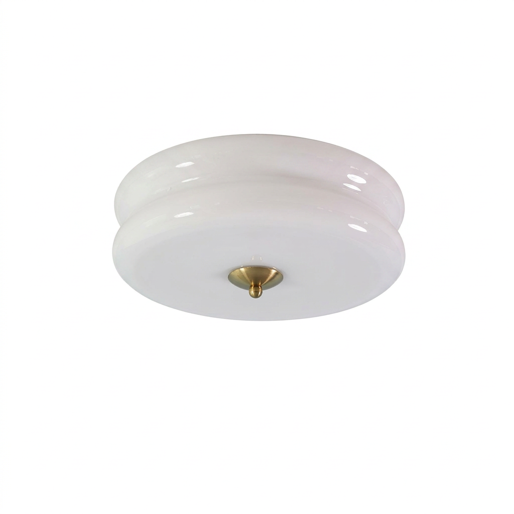 Deliona flush mount on a white studio background